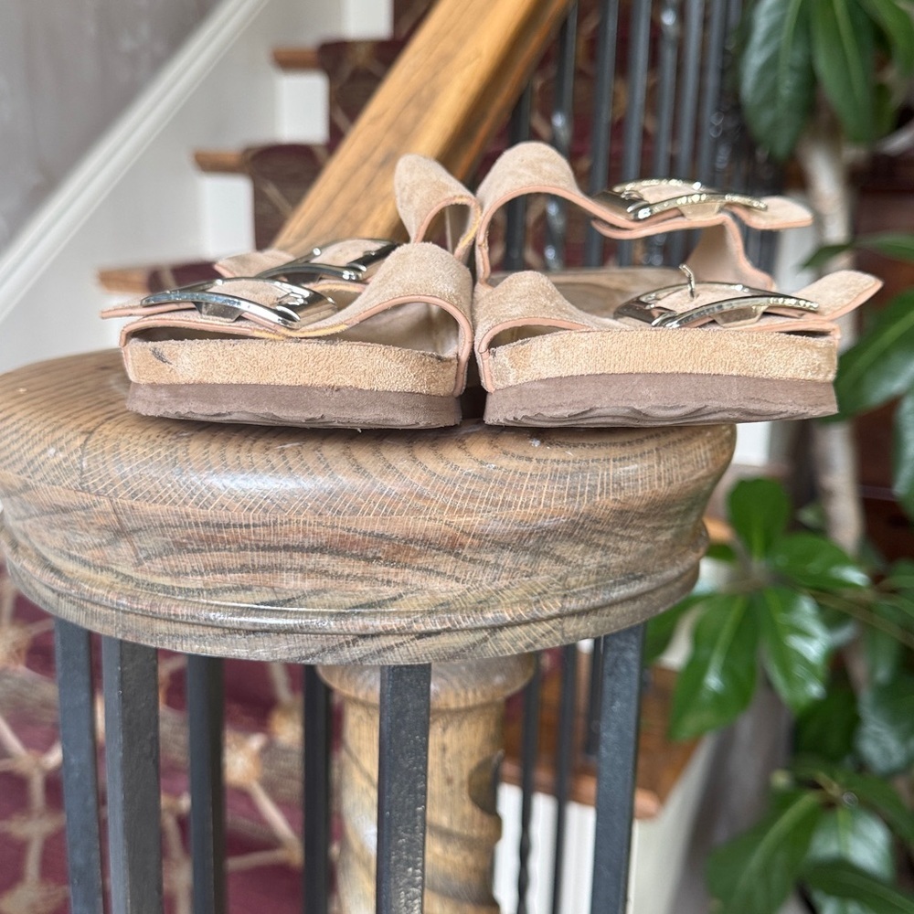 MADDEN GIRL suede sandals, double strap size 8 1/2 - Picture 6 of 8